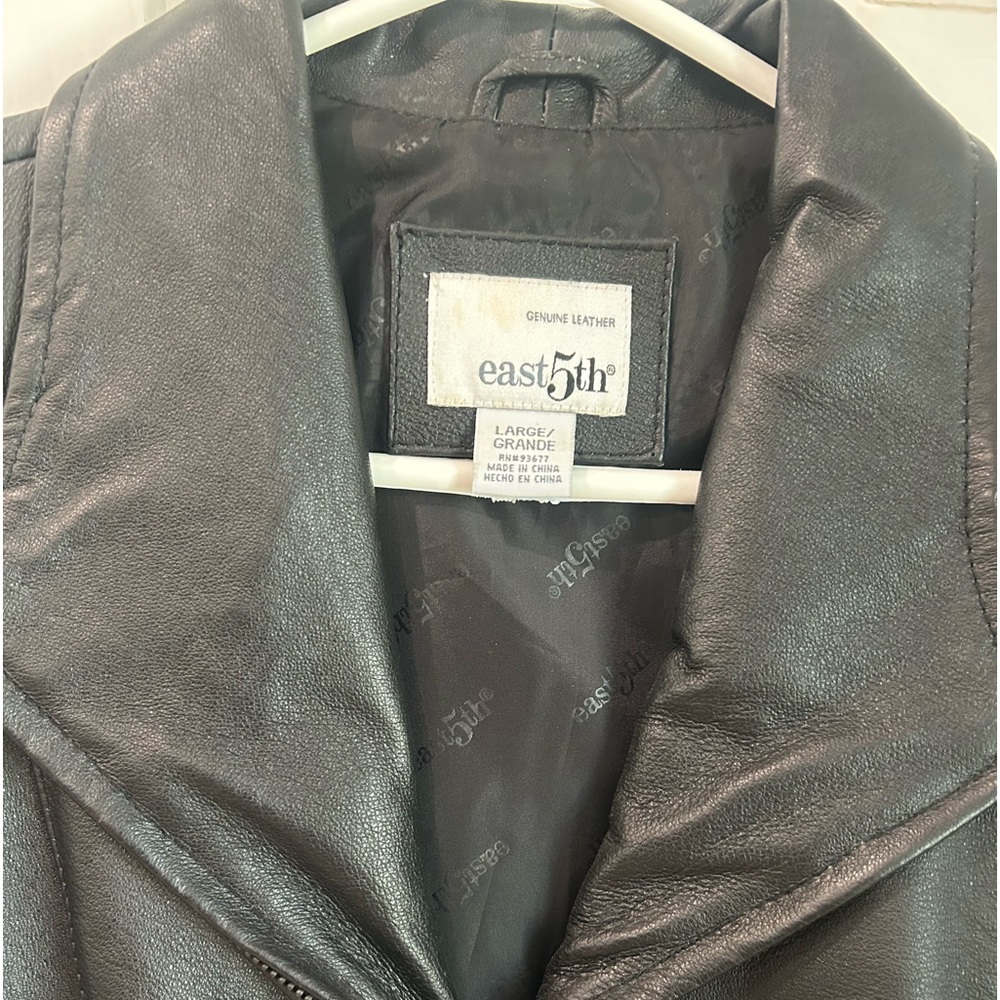 Black East 5th Genuine Leather Jacket